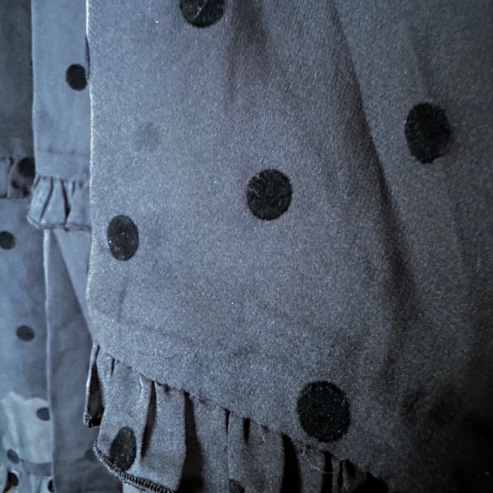 🖤✨ NWT The Kooples Black Sheer Polka Dot 2-Piece Mini Dress | Versatile $415! - Picture 10 of 12
